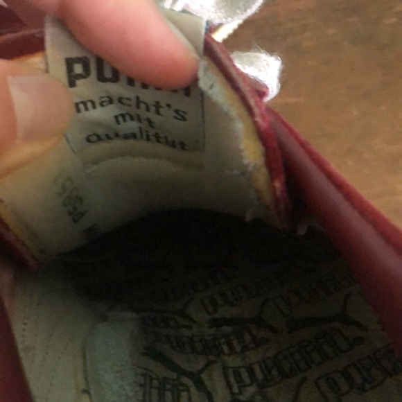 Vintage suede puma sneakers - Picture 3 of 3